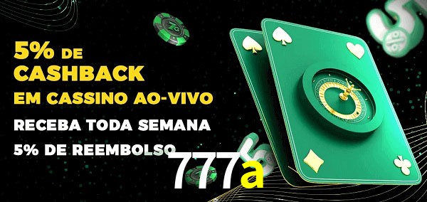 Promoções do cassino ao Vivo 777a